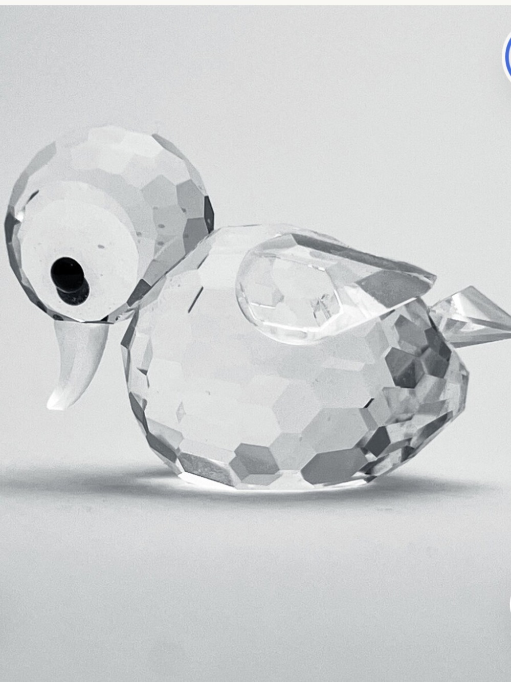 Swarovski Crystal Mini Swimming Duck